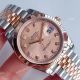 High End Replica Rolex Datejust Rose Gold Dial With Diamonds Jubilee Bracelet Swiss 3235 Watch (3)_th.jpg